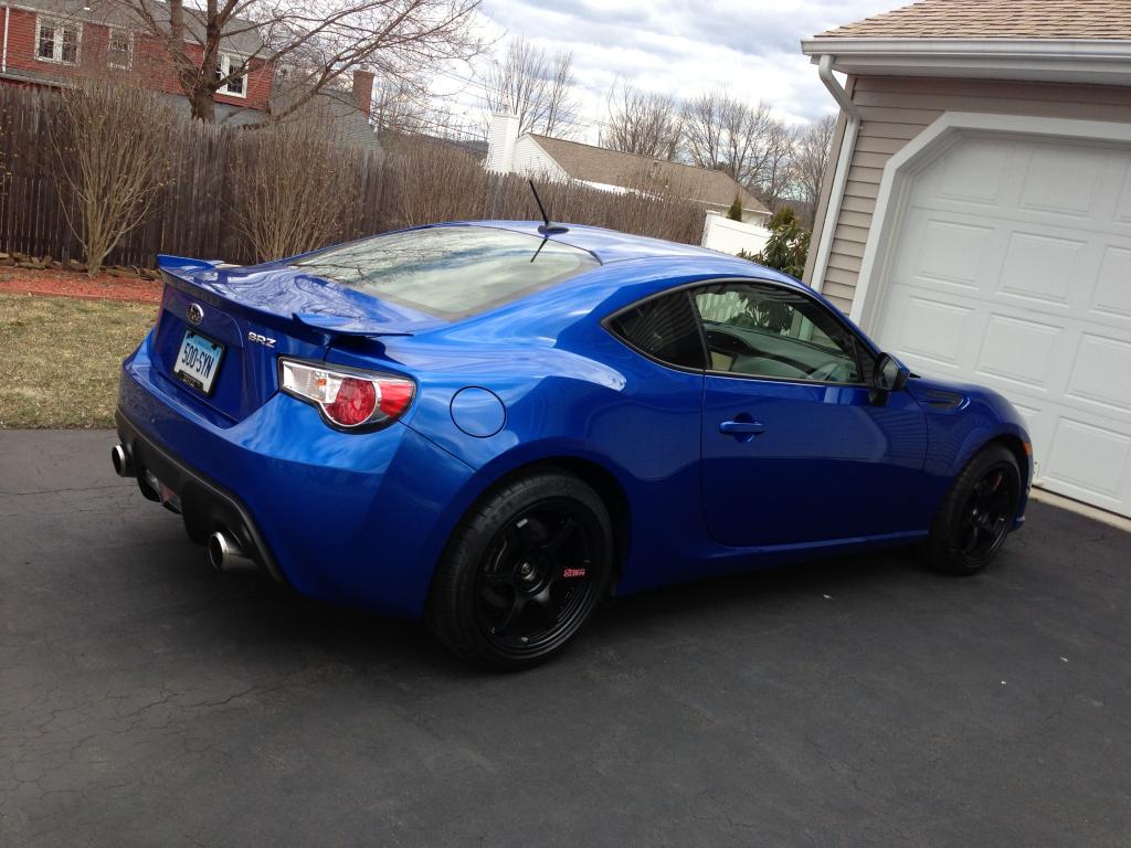 photo 4 Subaru BRZ custom wheels Gram Lights 57DR 17x9.0, ET +38, tire size 225/45 R17. x ET 