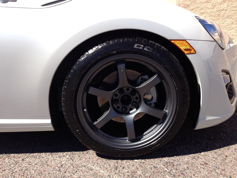 photo 1 Scion FR-S custom wheels Gram Lights 57DR 17x9.0, ET +38, tire size 245/40 R17. x ET 
