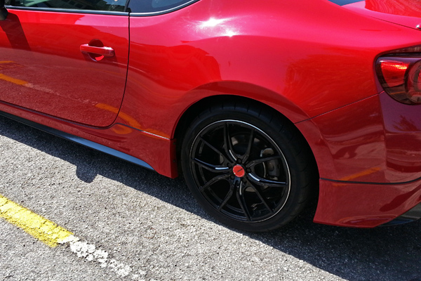 photo 1 Subaru BRZ custom wheels Gram Lights 57FXX 18x8.0, ET +45, tire size 225/40 R18. x ET