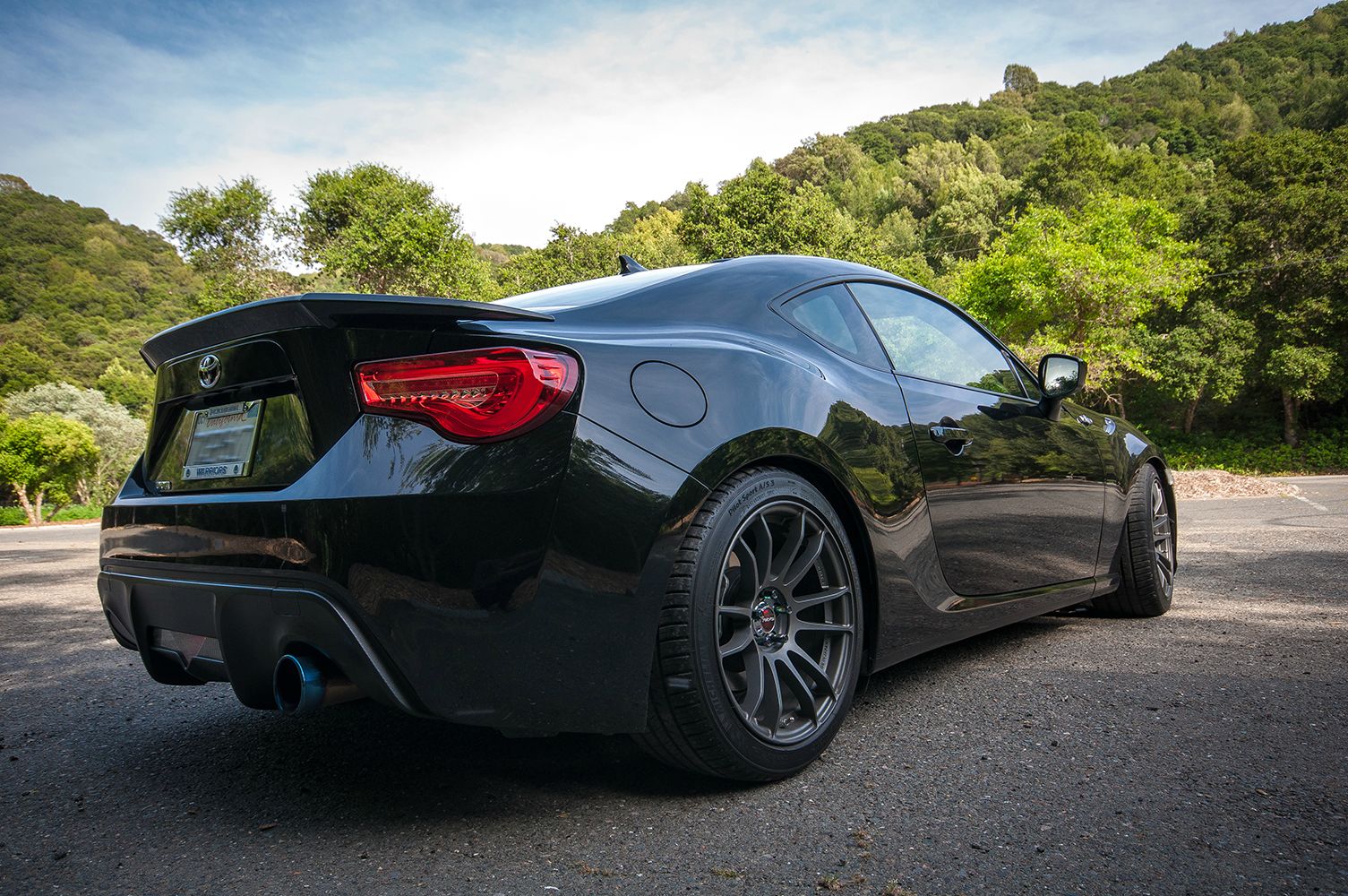 photo 1 Scion FR-S custom wheels Gram Lights 57Xtreme 17x9.0, ET +40, tire size 245/40 R17. x ET