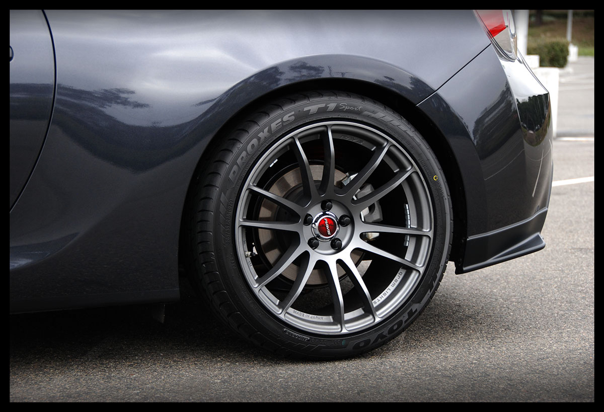 photo 4 Subaru BRZ custom wheels Gram Lights 57Xtreme 18x8.5, ET , tire size 235/40 R18. 18x9.5 ET 265/35 R18