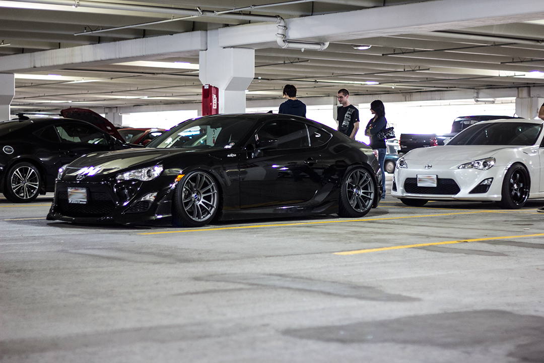 photo 2 Scion FR-S custom wheels Gram Lights 57Xtreme 18x9.5, ET +40, tire size 225/40 R18. x ET 