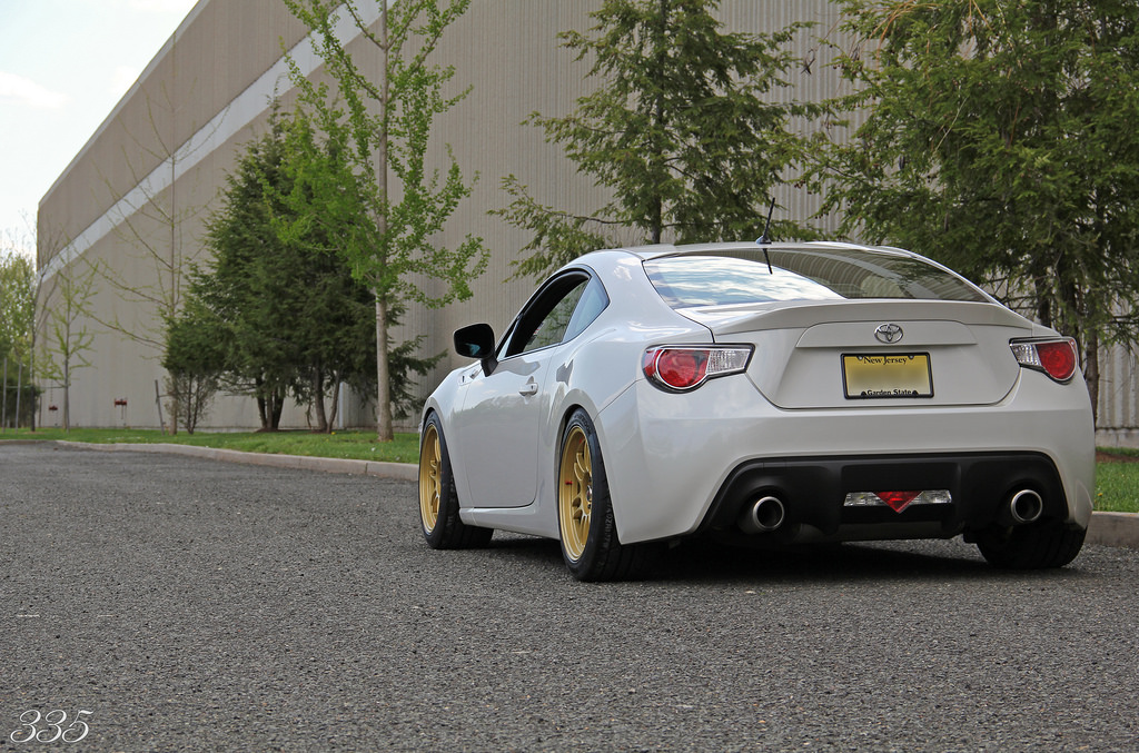 photo 2 Scion FR-S custom wheels Enkei RPF1 17x9.0, ET +35, tire size 245/40 R17. x ET 