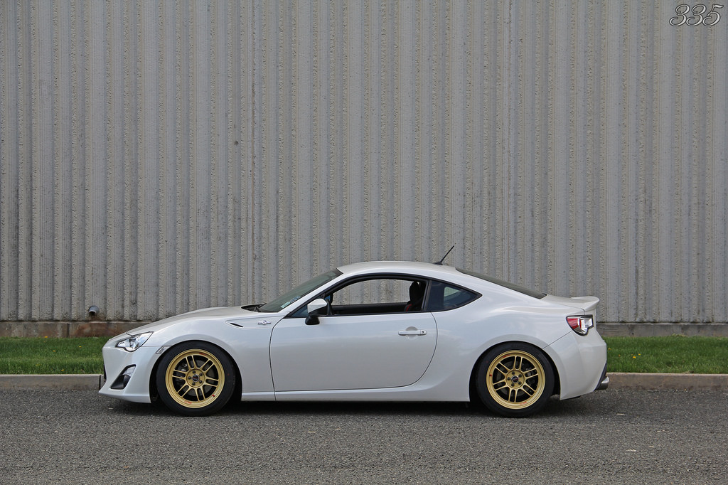photo 1 Scion FR-S custom wheels Enkei RPF1 17x9.0, ET +35, tire size 245/40 R17. x ET 