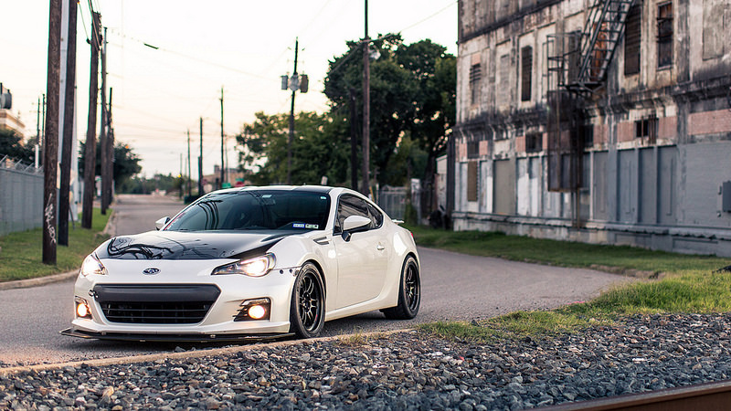 photo 2 Subaru BRZ custom wheels Enkei RPF1 17x9.0, ET +35, tire size 245/40 R17. x ET 