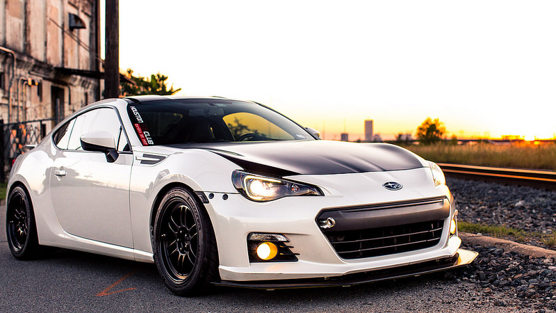 photo 3 Subaru BRZ custom wheels Enkei RPF1 17x9.0, ET +35, tire size 245/40 R17. x ET 