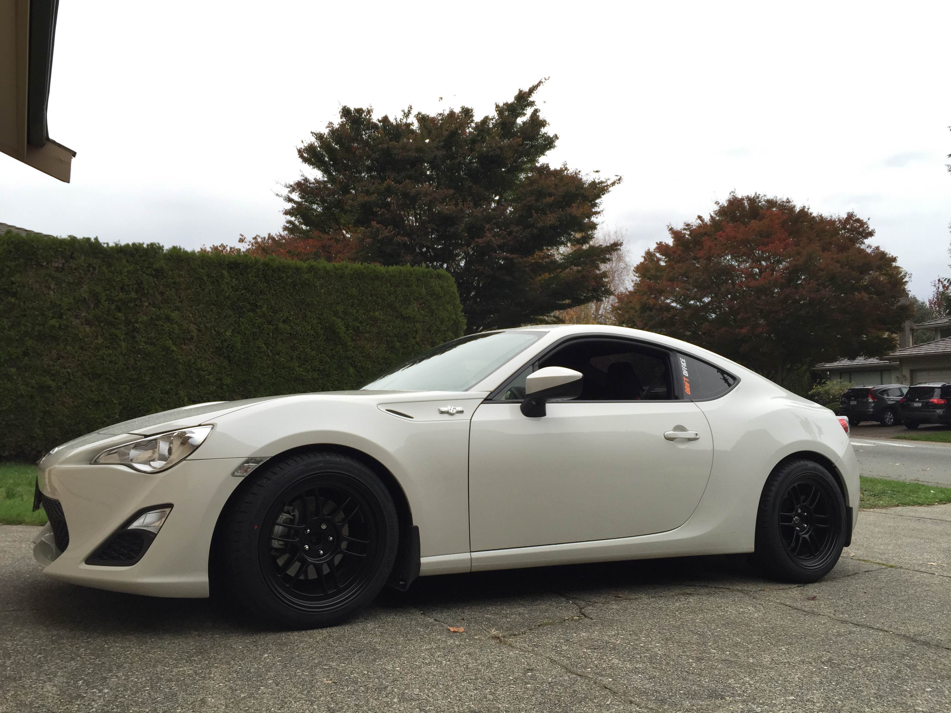 photo 1 Scion FR-S custom wheels Enkei RPF1 17x9.0, ET +35, tire size 245/40 R17. x ET