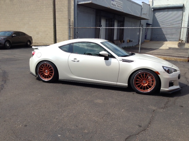 photo 5 Subaru BRZ custom wheels Iforged Retro 18x9.5, ET +50, tire size 225/40 R18. x ET
