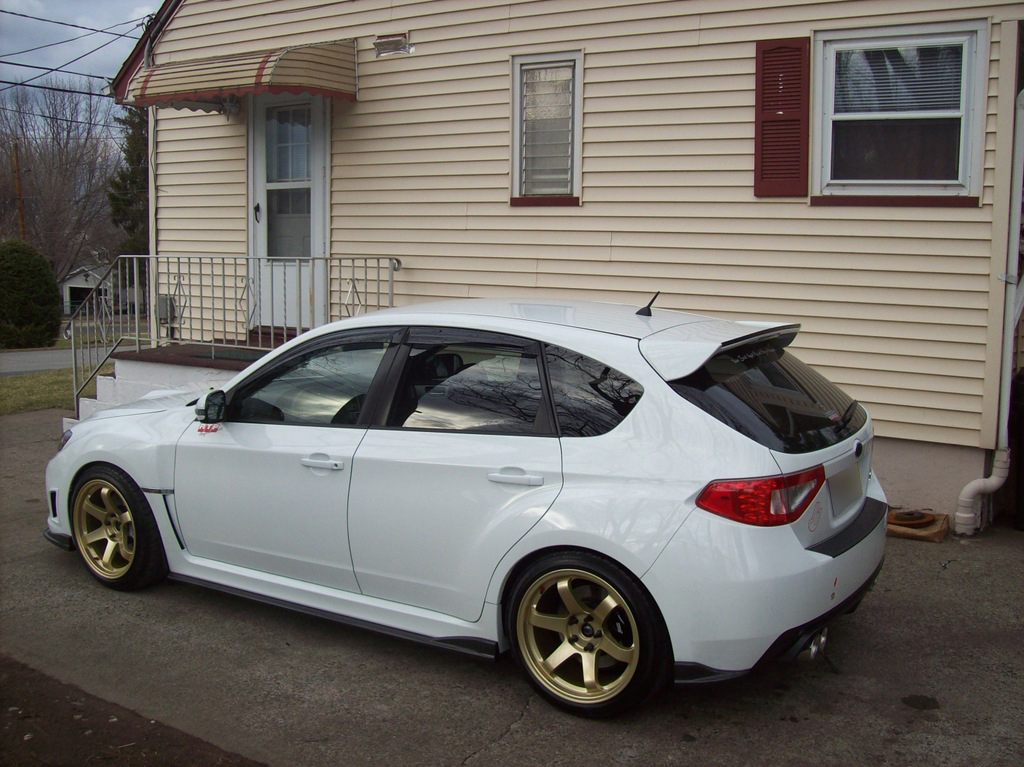 photo 3 Subaru Impreza WRX STi custom wheels Rota Grid 18x9.5, ET +33, tire size 245/40 R18. 18x9.5 ET+38 