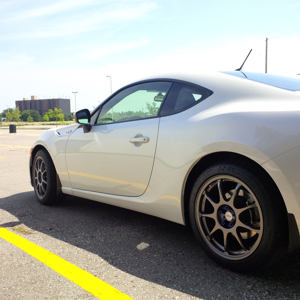 photo 4 Scion FR-S custom wheels Kosei K4R 17x8.0, ET +36, tire size 225/45 R17. x ET 