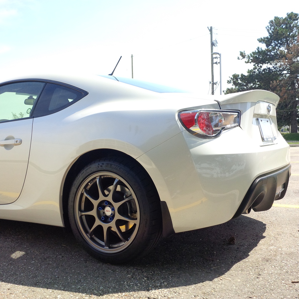 photo 5 Scion FR-S custom wheels Kosei K4R 17x8.0, ET +36, tire size 225/45 R17. x ET 