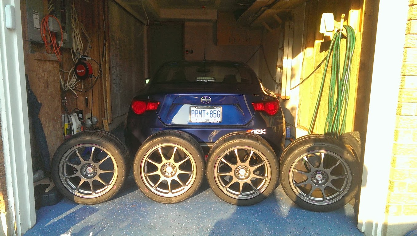 photo 2 Scion FR-S custom wheels Kosei K4R 17x8.0, ET +36, tire size 245/ R17. x ET