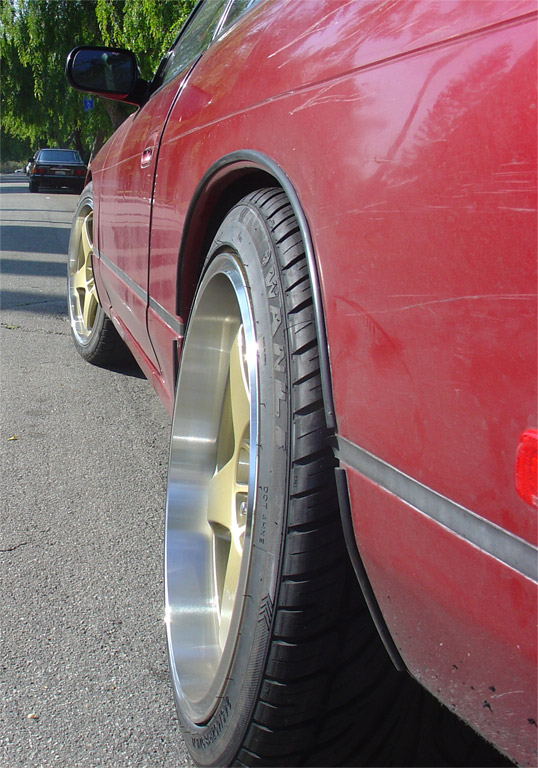 photo 1 Nissan S13 custom wheels Sportmax 962 18x8.5, ET +30, tire size 235/40 R18. 18x9.5 ET+35 245/40 R18