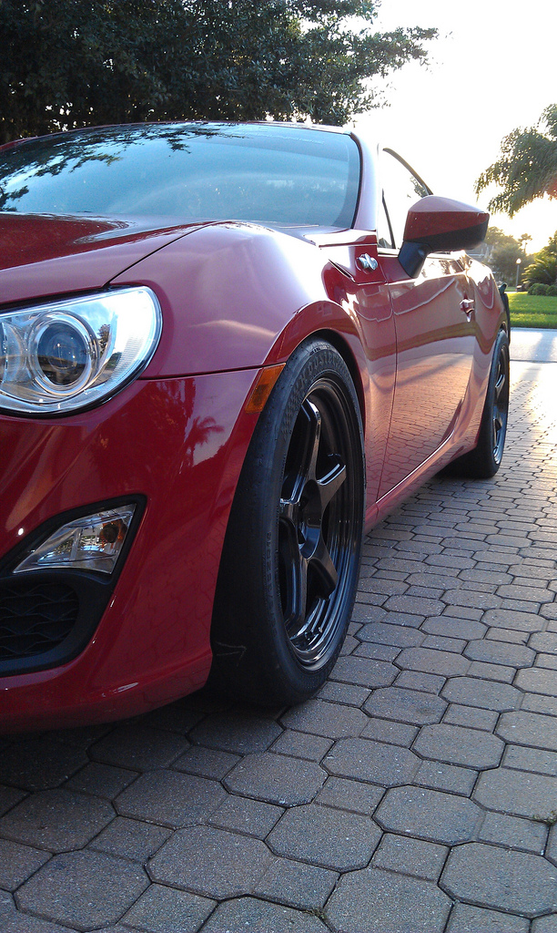photo 5 Scion FR-S custom wheels Mach V Awesome 18x9.5, ET +42, tire size 275/35 R18. x ET 