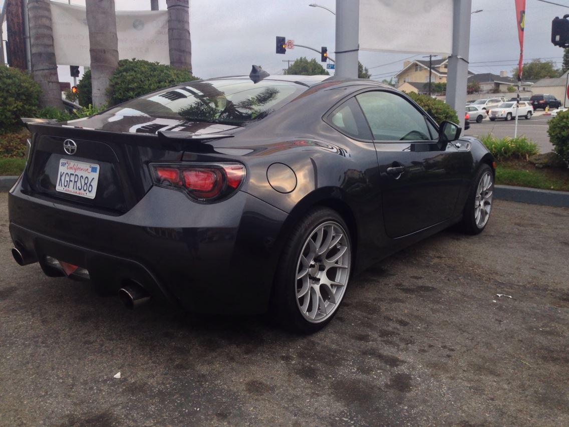 photo 3 Scion FR-S custom wheels Miro 112 18x8.5, ET +35, tire size 225/40 R18. 18x9.0 ET+40 