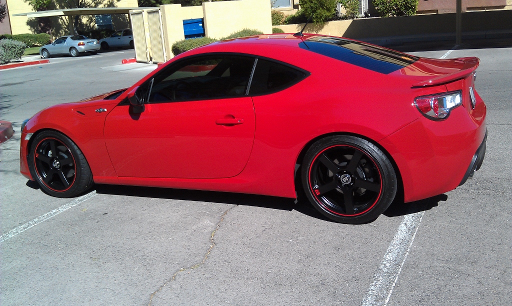 photo 1 Scion FR-S custom wheels Motegi MR116 18x8.0, ET +35, tire size X R18. 18x9.0 ET+35 