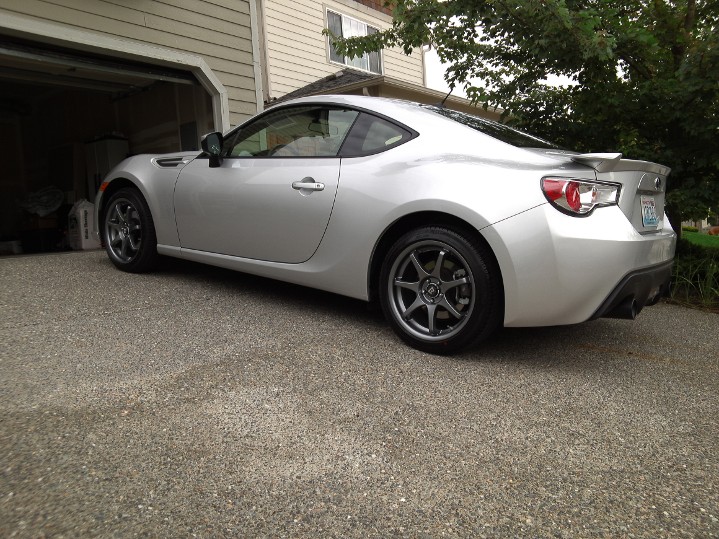 photo 3 Subaru BRZ custom wheels Motegi MR125 17x7.5, ET +42, tire size 225/45 R17. x ET 