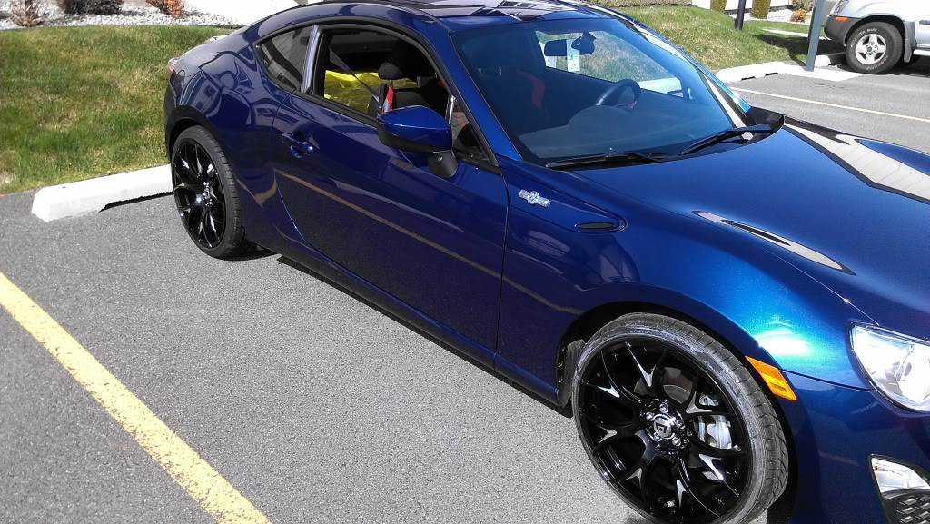 photo 1 Scion FR-S custom wheels Motegi MR125 18x8.0, ET , tire size 215/35 R18. 18x9.5 ET 245/35 R18