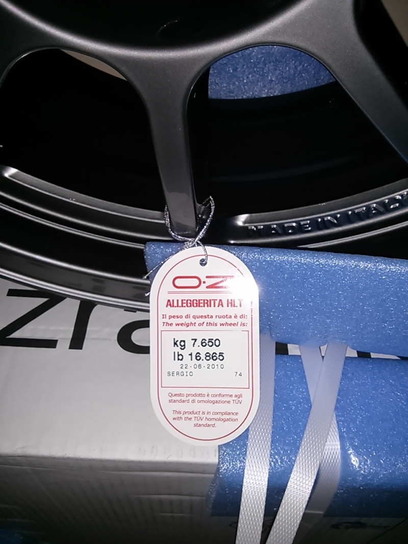 photo 4 Subaru BRZ custom wheels OZ Alleggerita HLT 18x7.5, ET +48, tire size X R18. x ET 