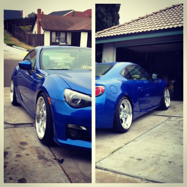 photo 2 Subaru BRZ custom wheels Privat Kup 18x9.5, ET +30, tire size 225/40 R18. x ET 