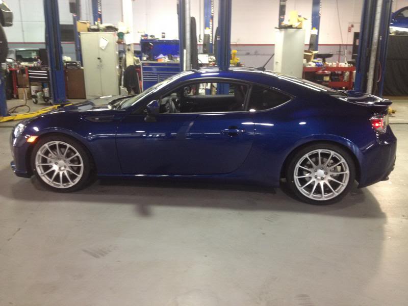 photo 2 Subaru BRZ custom wheels Prodrive GC-012L 18x8.5, ET +45, tire size 225/40 R18. 18x9.5 ET+45 255/35 R18