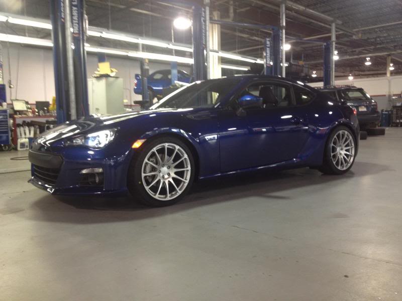 photo 5 Subaru BRZ custom wheels Prodrive GC-012L 18x8.5, ET +45, tire size 225/40 R18. 18x9.5 ET+45 255/35 R18