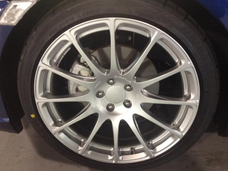 photo 6 Subaru BRZ custom wheels Prodrive GC-012L 18x8.5, ET +45, tire size 225/40 R18. 18x9.5 ET+45 255/35 R18