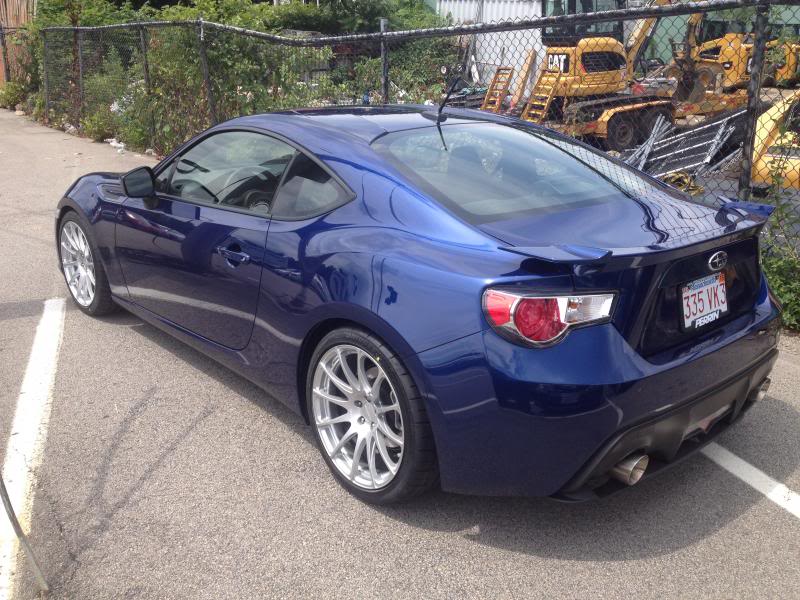 photo 7 Subaru BRZ custom wheels Prodrive GC-012L 18x8.5, ET +45, tire size 225/40 R18. 18x9.5 ET+45 255/35 R18