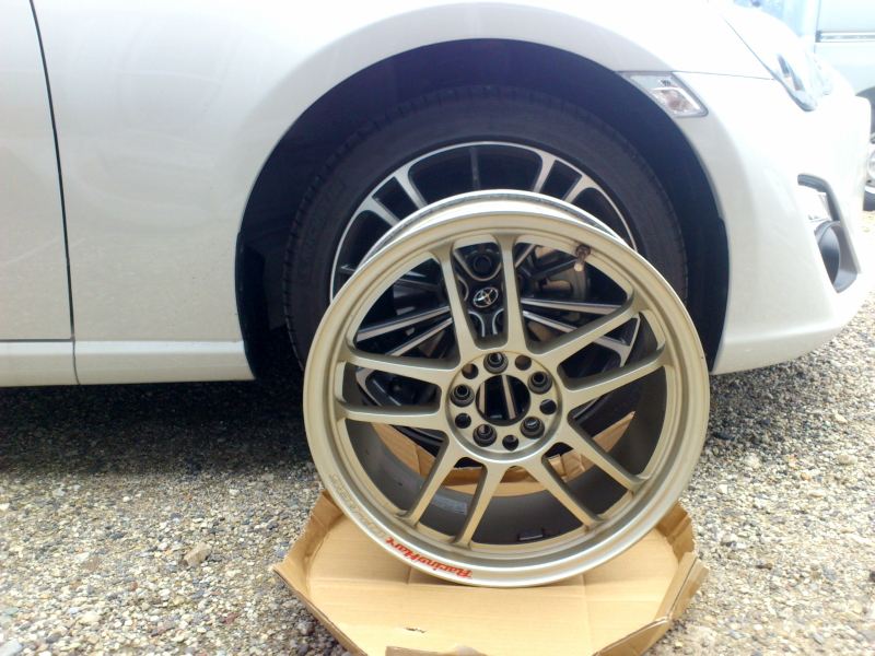 photo 1 Subaru BRZ custom wheels Racing Hart CP-035 17x7.5, ET +48, tire size X R17. x ET 