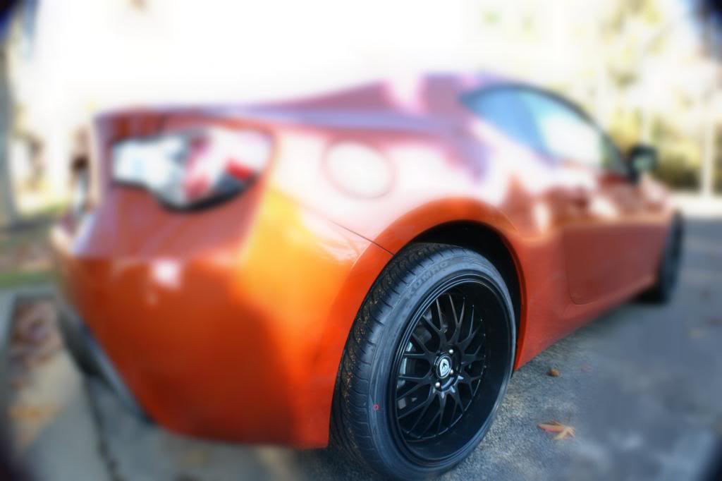 photo 2 Scion FR-S custom wheels Raderwerks M-TEN80 18x8.0, ET +35, tire size X R18. 18x9.0 ET+35 