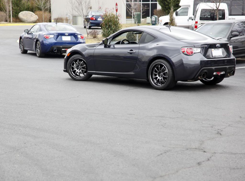photo 2 Subaru BRZ custom wheels Rota D-Force 18x8.5, ET +44, tire size 225/40 R18. 18x9.5 ET+40 255/35 R18