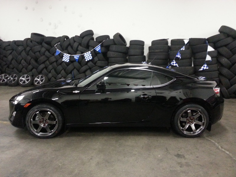photo 2 Scion FR-S custom wheels Rota Grid 18x, ET , tire size 225/40 R18. x ET 255/35 R
