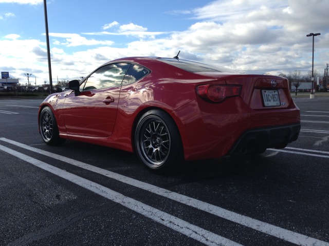 photo 2 Scion FR-S custom wheels Rota MXR 18x8.5, ET +44, tire size 235/ R18. 18x9.5 ET+38 245/ R18