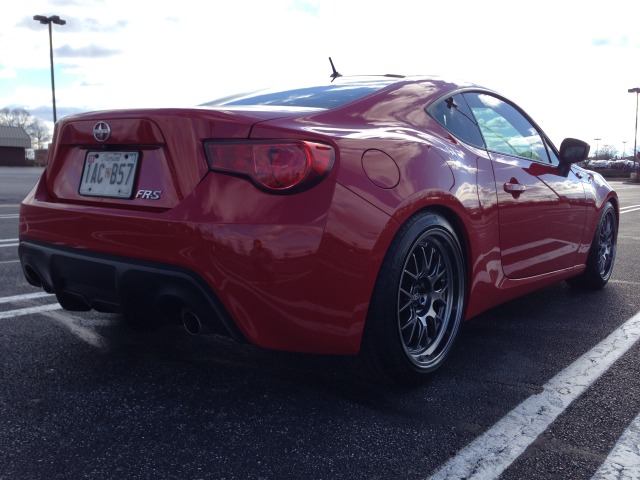 photo 4 Scion FR-S custom wheels Rota MXR 18x8.5, ET +44, tire size 235/ R18. 18x9.5 ET+38 245/ R18