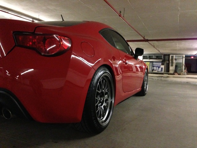 photo 5 Scion FR-S custom wheels Rota MXR 18x8.5, ET +44, tire size 235/ R18. 18x9.5 ET+38 245/ R18
