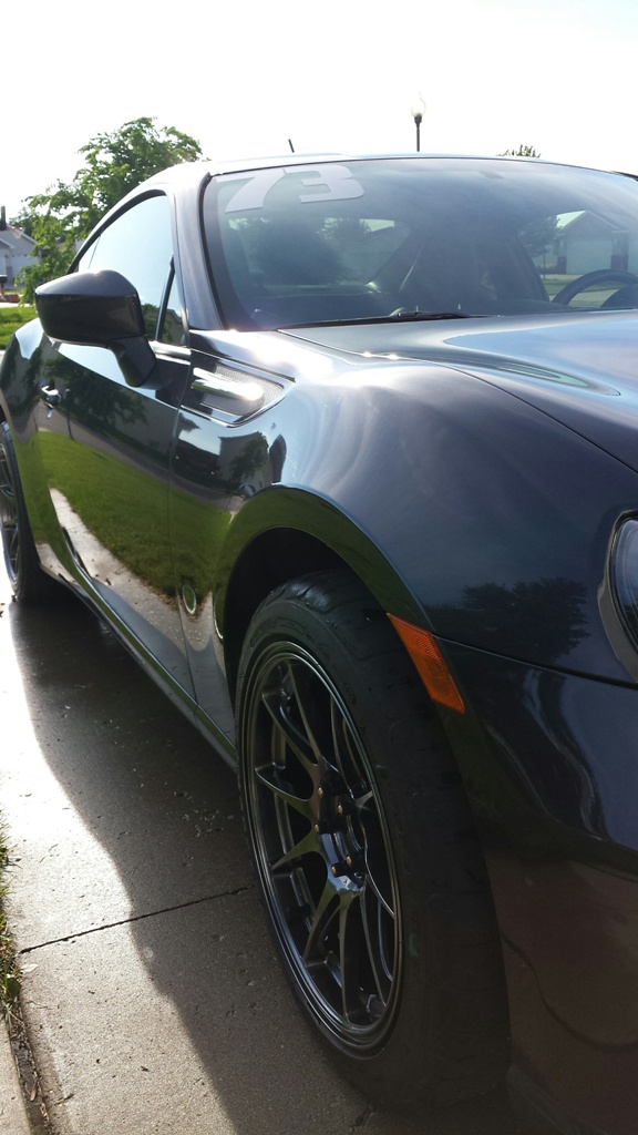 photo 1 Subaru BRZ custom wheels Rota Titan 17x9.0, ET +42, tire size 245/40 R17. x ET 