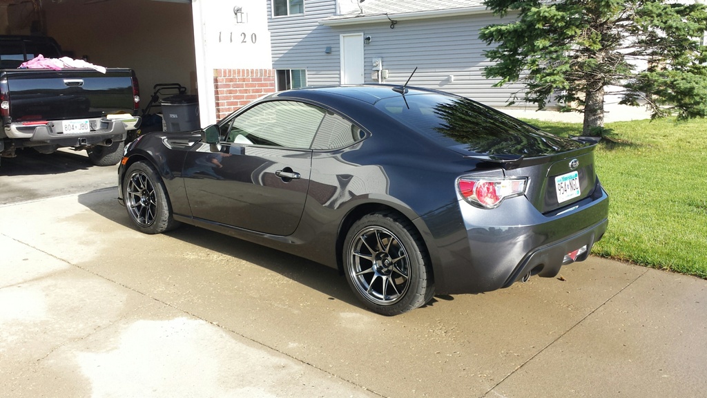 photo 4 Subaru BRZ custom wheels Rota Titan 17x9.0, ET +42, tire size 245/40 R17. x ET 