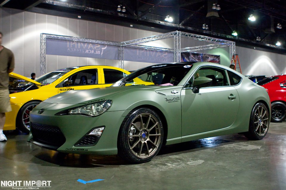 photo 1 Scion FR-S custom wheels Sparco Assetto Gara 18x8.0, ET +48, tire size X R18. x ET 