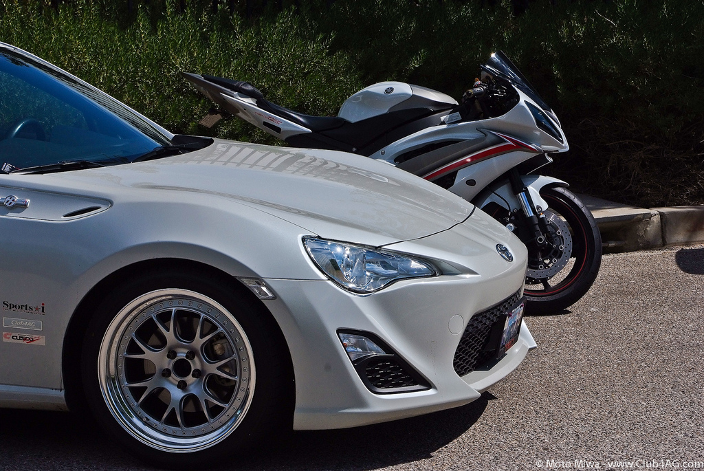 photo 1 Scion FR-S custom wheels SSR Professor MS3 18x8.0, ET +37, tire size 225/40 R18. 18x9.0 ET+37 