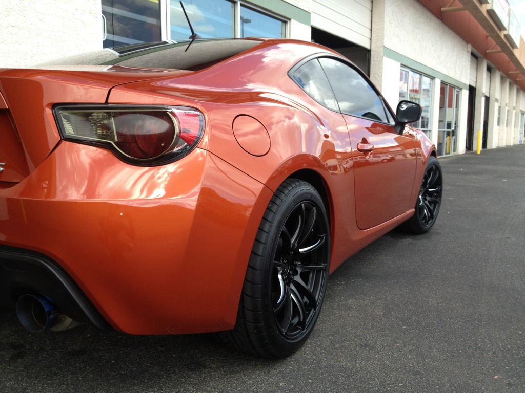 photo 2 Scion FR-S custom wheels Traklite Angle 18x9.0, ET +40, tire size X R18. x ET 