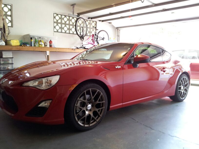 photo 1 Scion FR-S custom wheels TSW Nurburgring 18x8.0, ET +45, tire size 225/40 R18. x ET