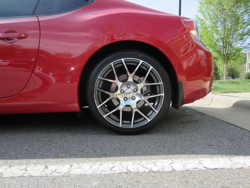 photo 1 Scion FR-S custom wheels TSW Nurburgring 18x8.0, ET +45, tire size 225/40 R18. x ET