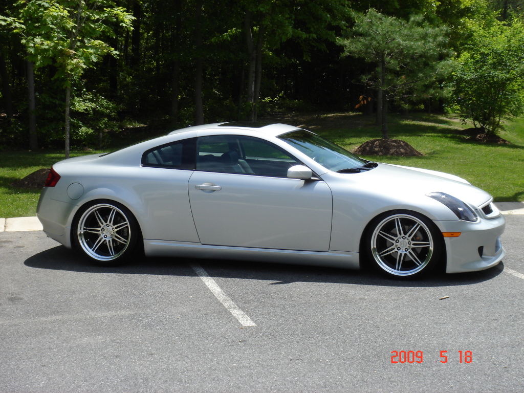 photo 2 Infiniti G35 custom wheels Work Varianza T1S 20x9.5, ET +5, tire size 225/35 R20. 20x10.5 ET+5 255/35 R20