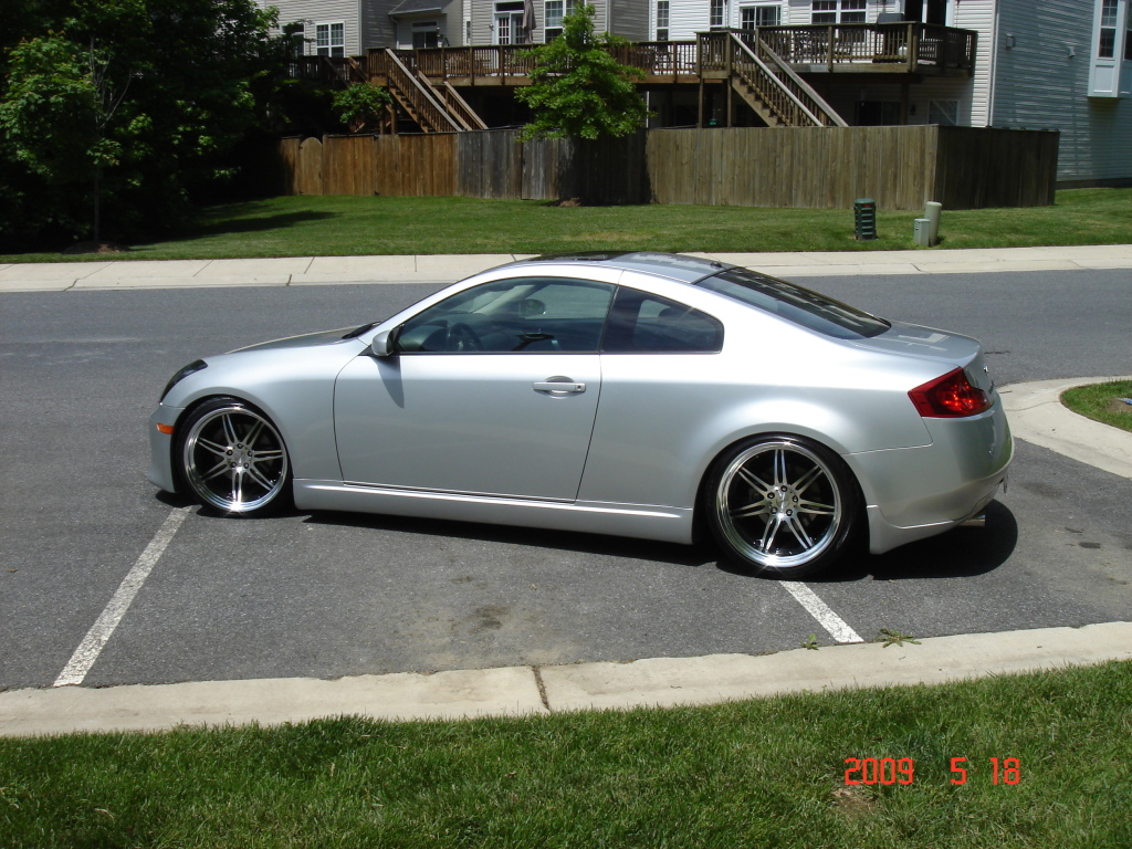 photo 5 Infiniti G35 custom wheels Work Varianza T1S 20x9.5, ET +5, tire size 225/35 R20. 20x10.5 ET+5 255/35 R20