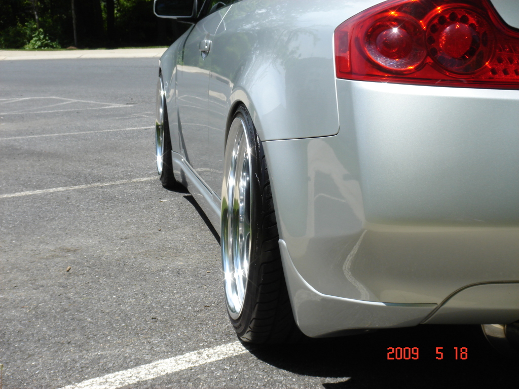 photo 7 Infiniti G35 custom wheels Work Varianza T1S 20x9.5, ET +5, tire size 225/35 R20. 20x10.5 ET+5 255/35 R20
