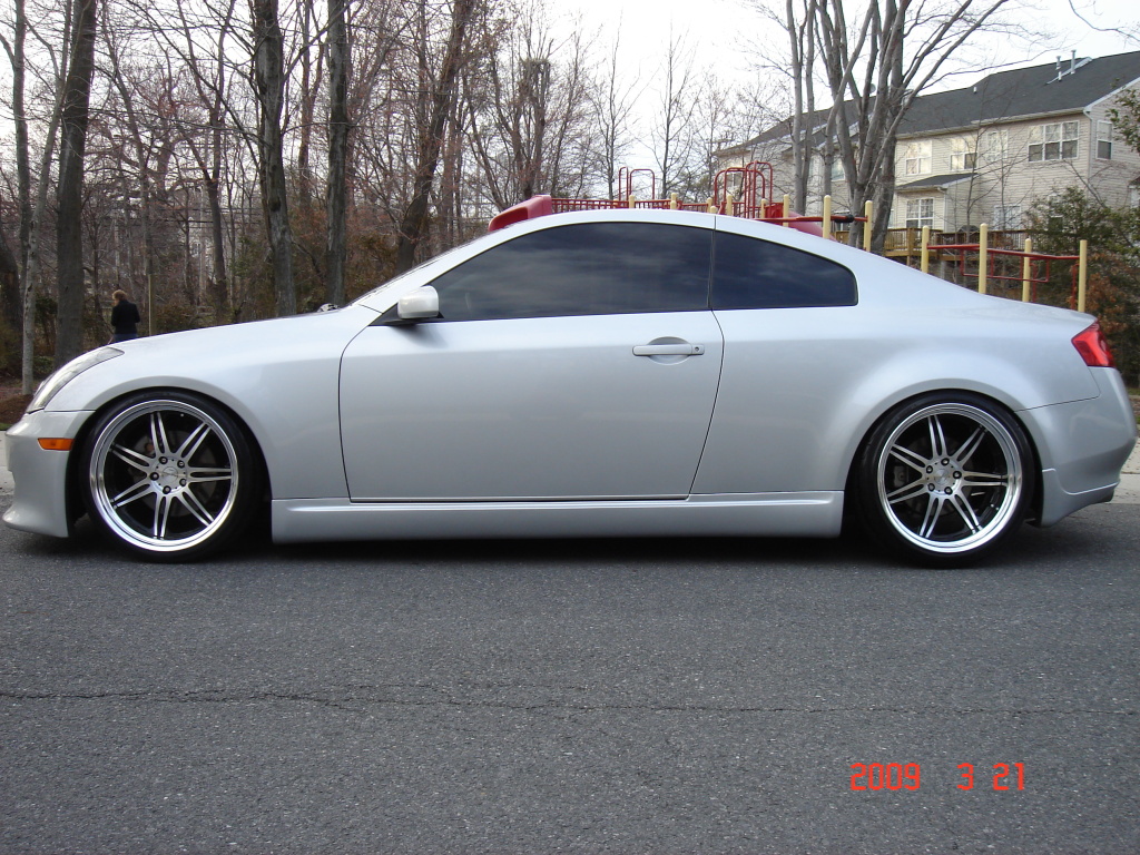 photo 11 Infiniti G35 custom wheels Work Varianza T1S 20x9.5, ET +5, tire size 225/35 R20. 20x10.5 ET+5 255/35 R20