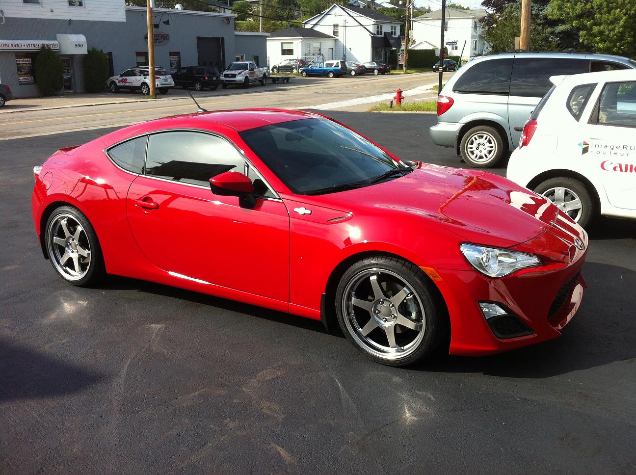 photo 1 Scion FR-S custom wheels Varrstoen ES221 18x8.5, ET +45, tire size 235/35 R18. x ET 