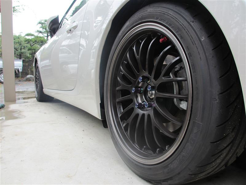 photo 1 Scion FR-S custom wheels Volk Racing C345 Ultralight 18x, ET , tire size X R18. x ET 