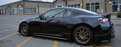 photo 2 Scion FR-S custom wheels Volk Racing CE28N 17x7.5, ET +50, tire size 225/45 R17. x ET