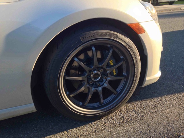 photo 1 Subaru BRZ custom wheels Volk Racing CE28N 17x9.0, ET +38, tire size X R17. x ET 